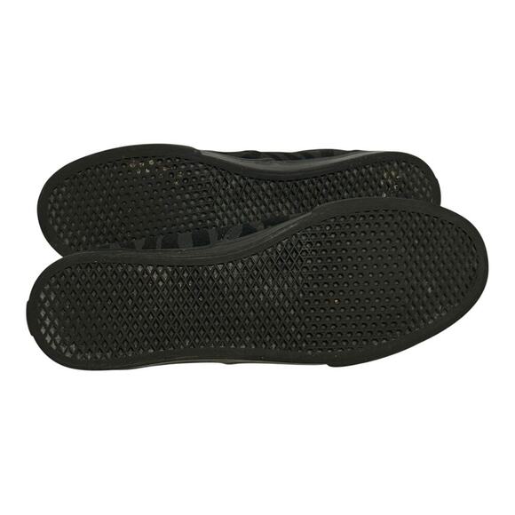 Vans Authentic Zebra Stripe Black Canvas Skate Shoes Women's 8 Triple Black - Picture 8 of 8